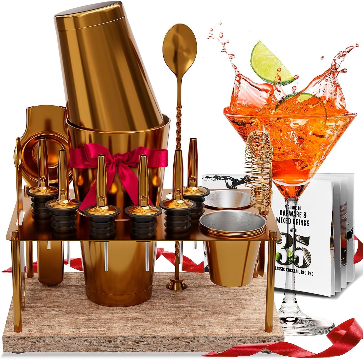 Eatex 16-Piece + Stand Mixology Bartender Kit