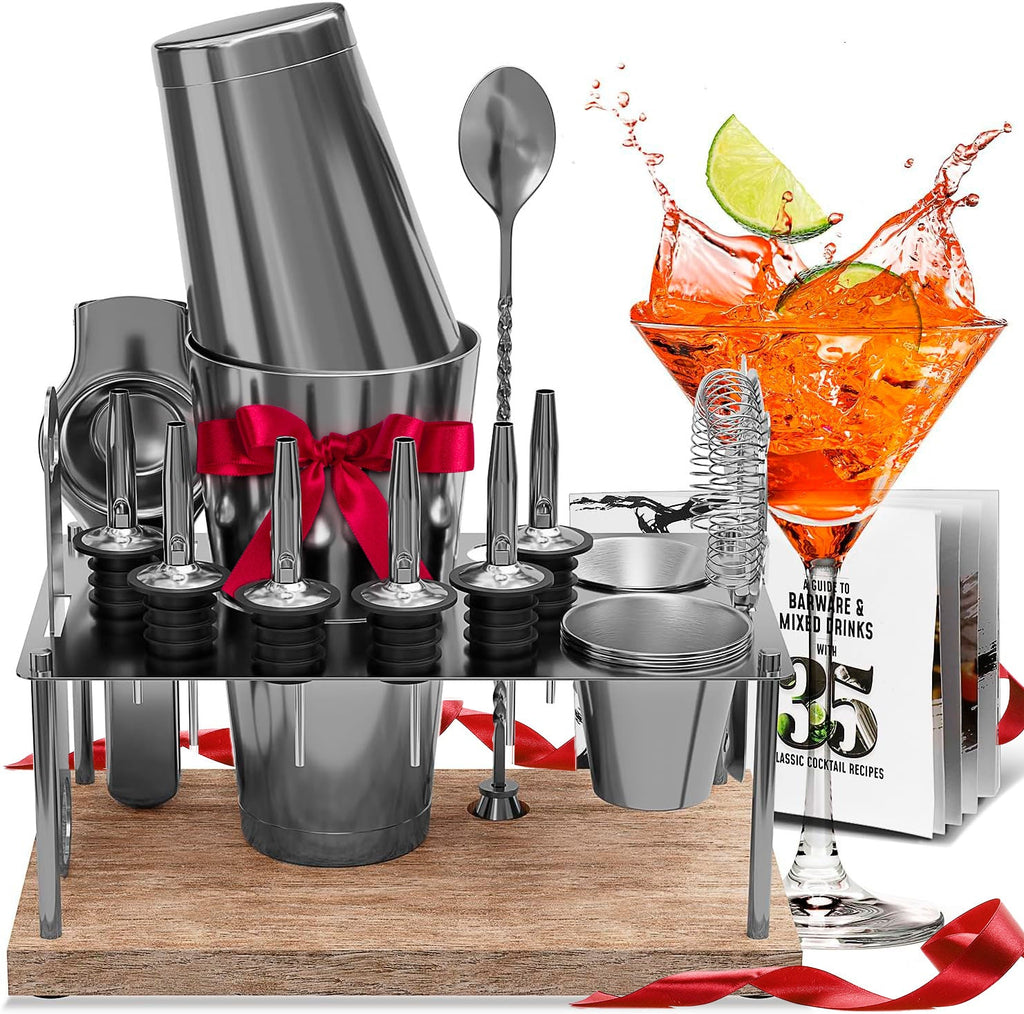 Eatex 16-Piece + Stand Mixology Bartender Kit