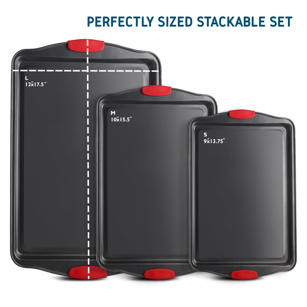 Eatex 3-Piece Baking Sheet Set