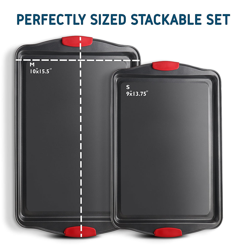 Eatex 2-Piece Small & Medium Baking Sheet Set