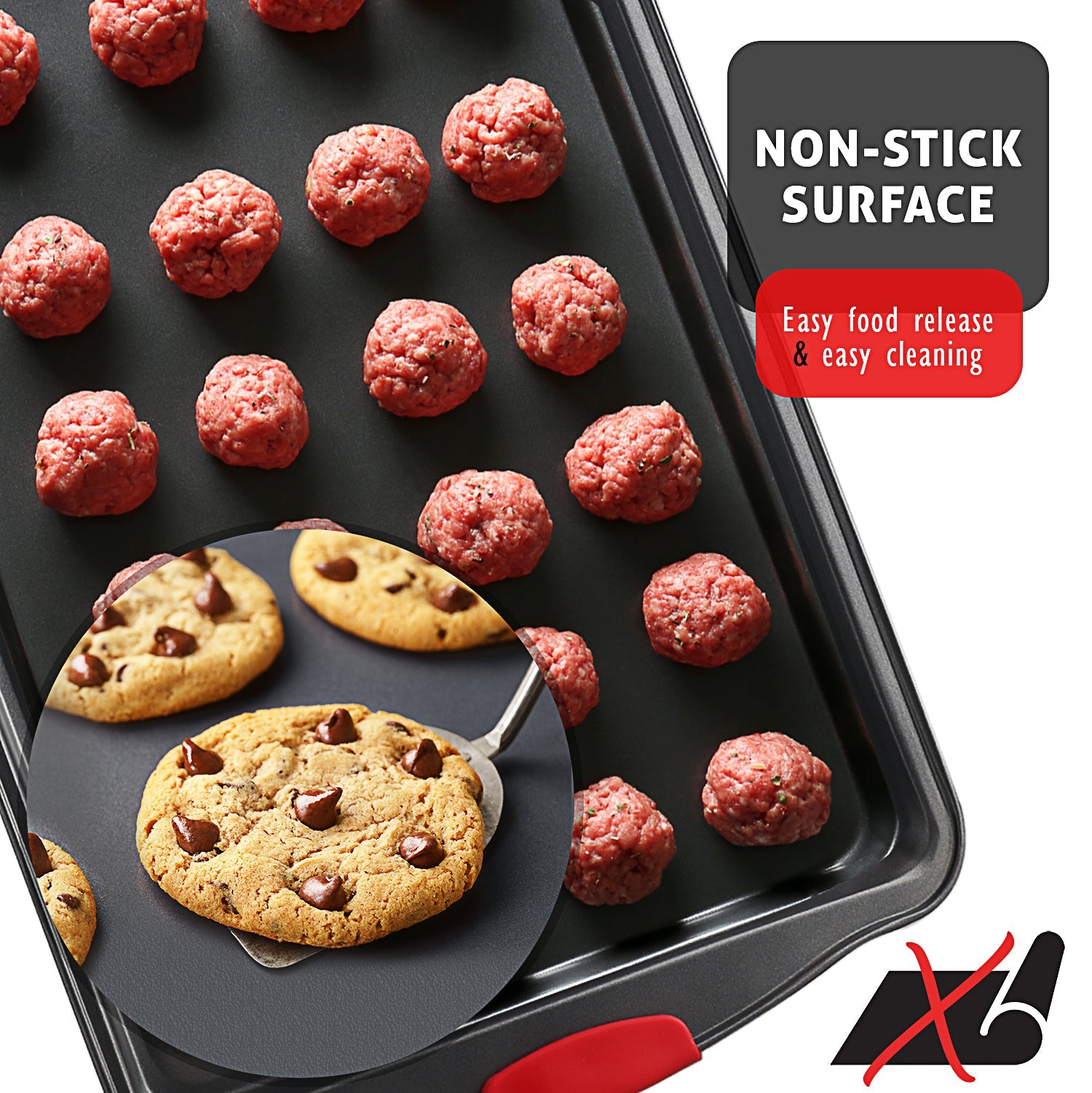 Eatex 3-Piece Baking Sheet Set