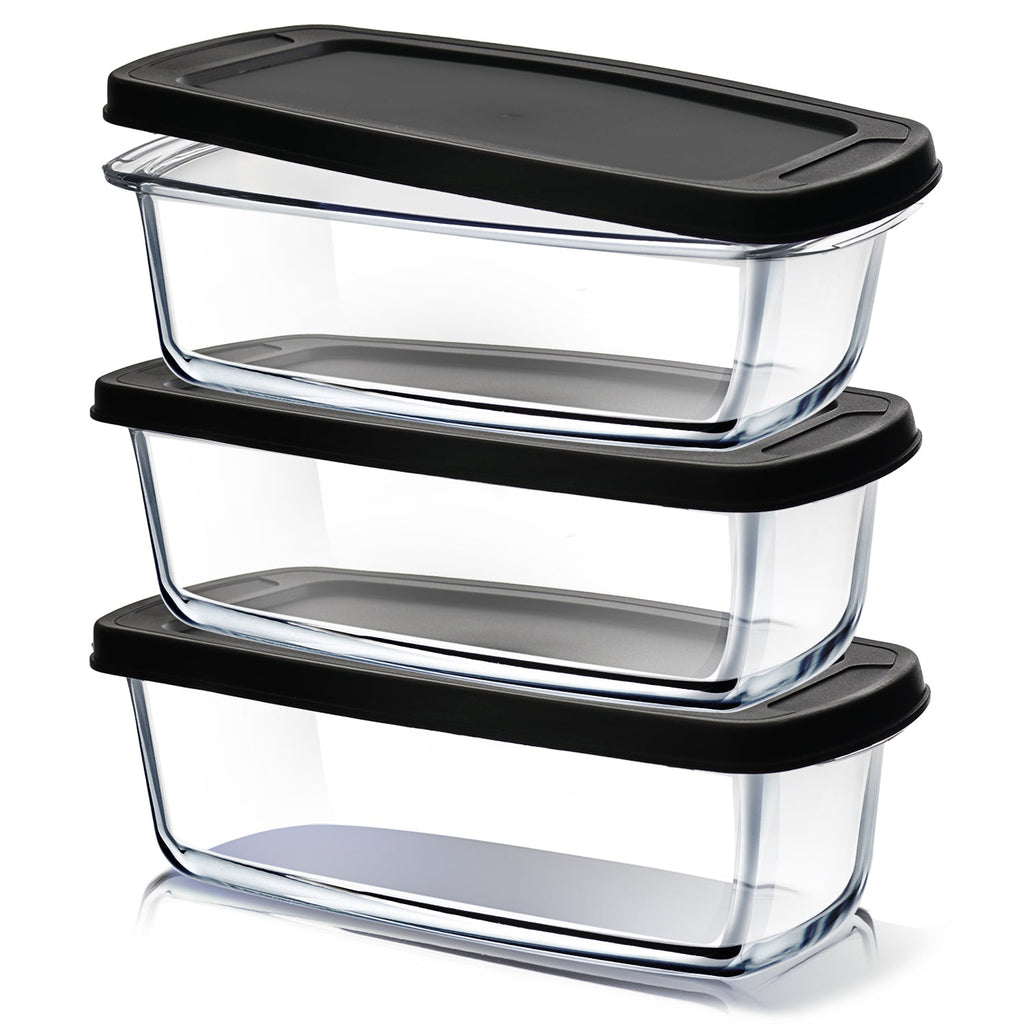 Eatex 3-Pack Glass Loaf Pans
