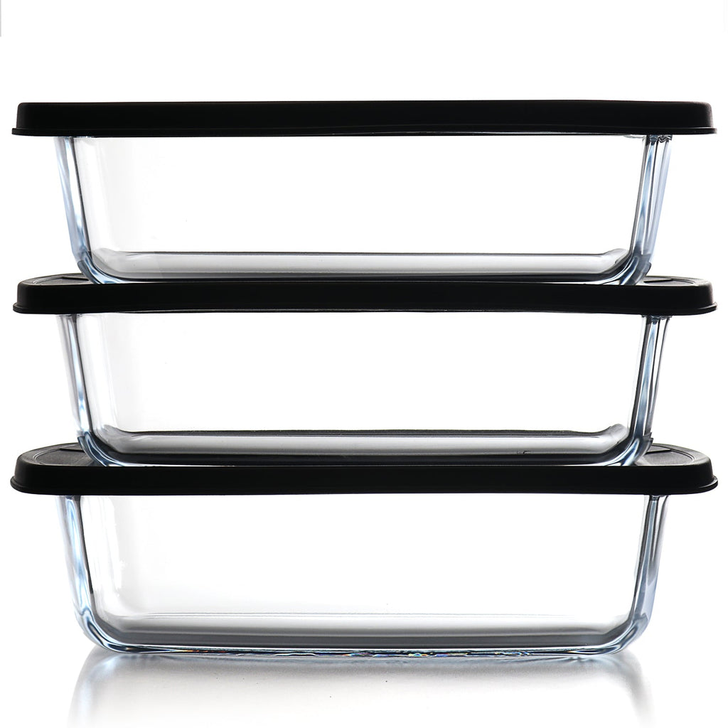 Eatex 3-Pack Glass Loaf Pans