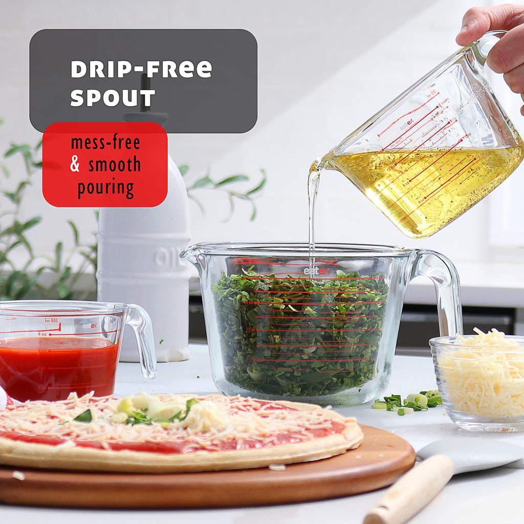 Eatex 3-Piece Glass Measuring Cup Set