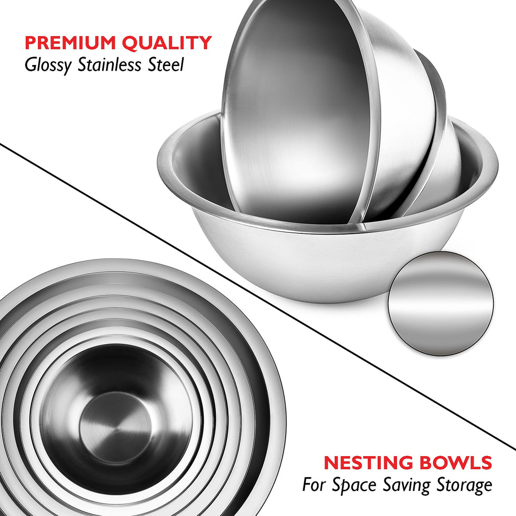 Eatex Stainless Steel Mixing Bowl Set