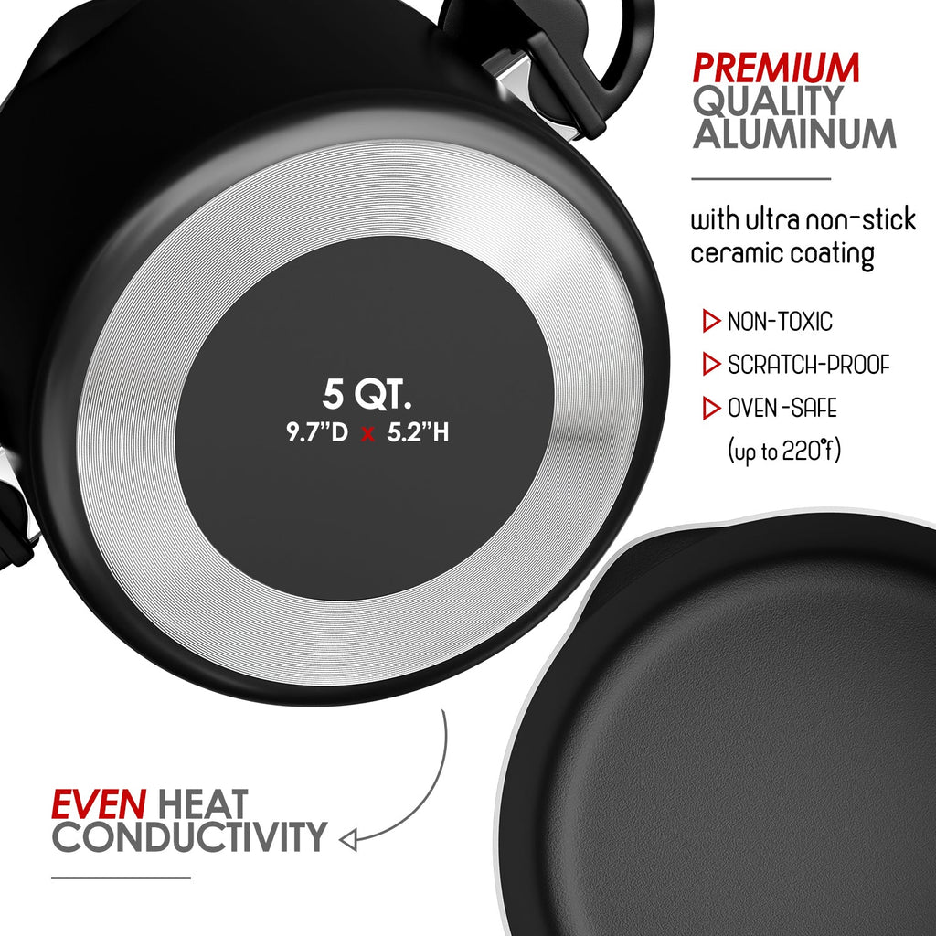 Eatex Pasta Pot with Strainer Lid