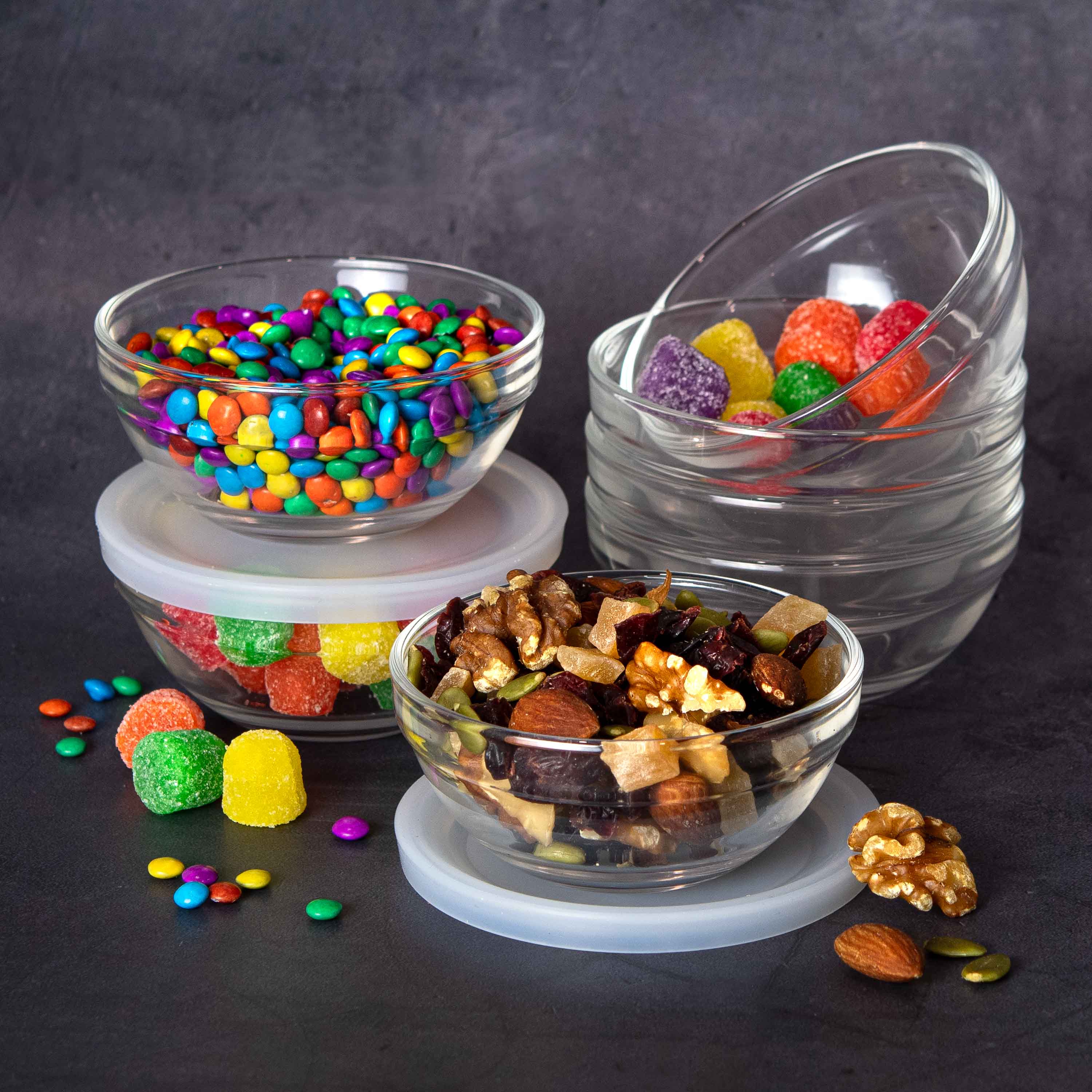 Eatex Small Glass Bowls Set